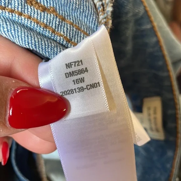 NWT Madewell Plus High Rise Slim Boyjean - Picture 10 of 15